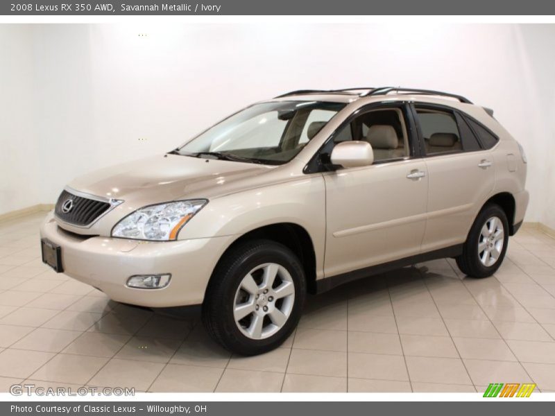 Savannah Metallic / Ivory 2008 Lexus RX 350 AWD