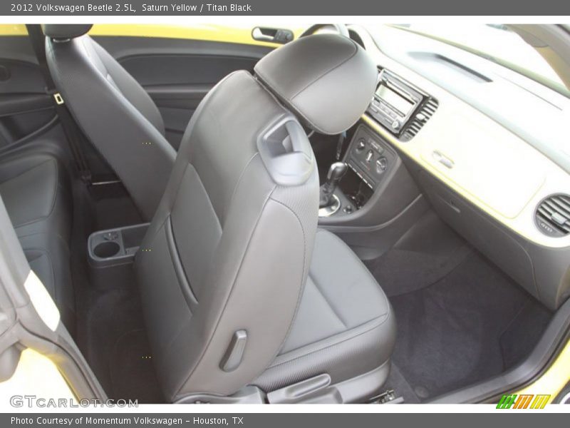 Saturn Yellow / Titan Black 2012 Volkswagen Beetle 2.5L