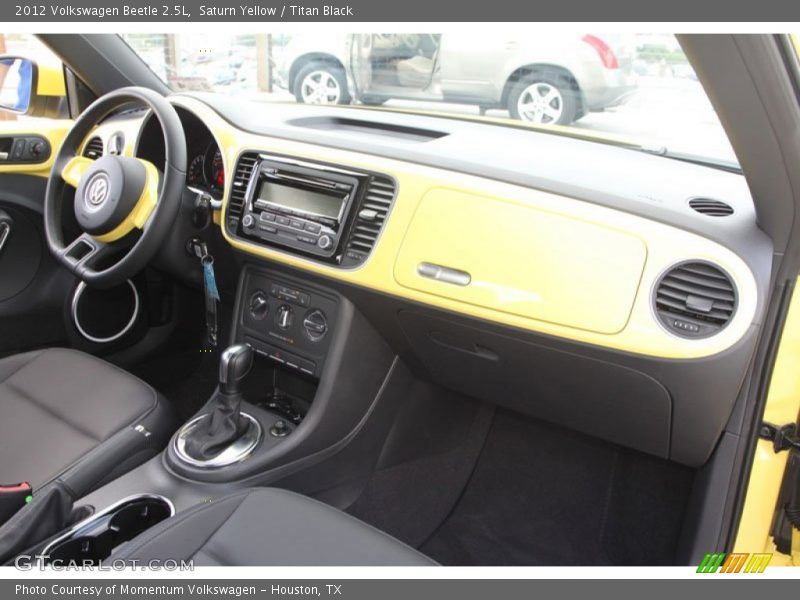 Saturn Yellow / Titan Black 2012 Volkswagen Beetle 2.5L