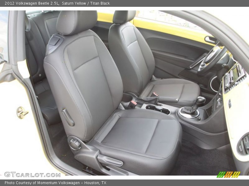 Saturn Yellow / Titan Black 2012 Volkswagen Beetle 2.5L
