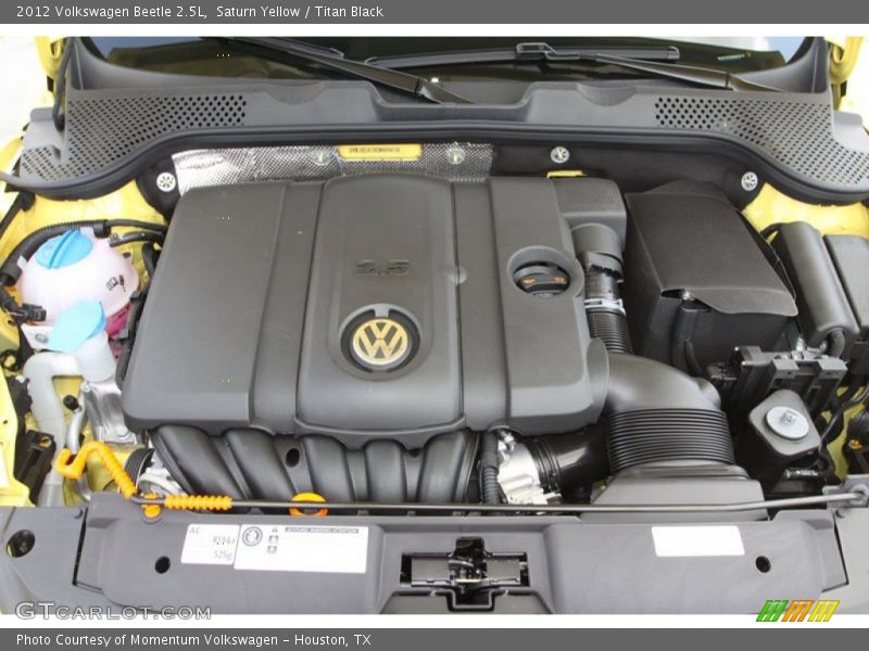 Saturn Yellow / Titan Black 2012 Volkswagen Beetle 2.5L