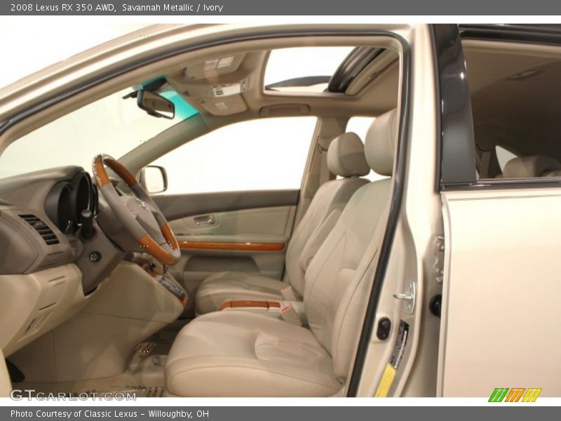 Savannah Metallic / Ivory 2008 Lexus RX 350 AWD