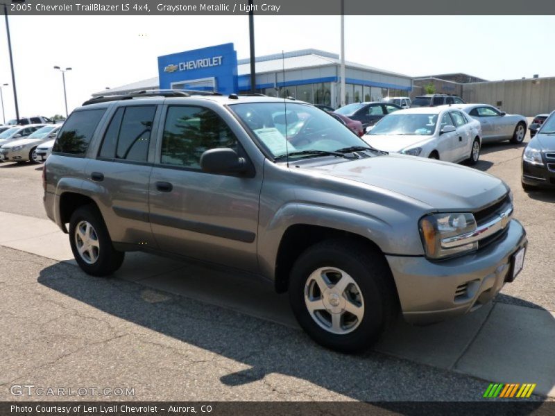 Graystone Metallic / Light Gray 2005 Chevrolet TrailBlazer LS 4x4