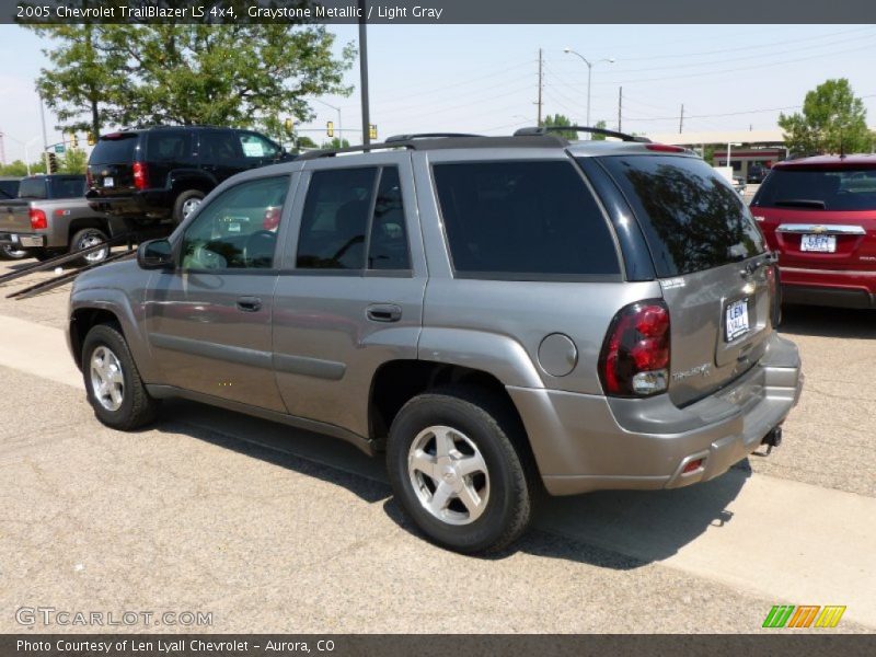 Graystone Metallic / Light Gray 2005 Chevrolet TrailBlazer LS 4x4
