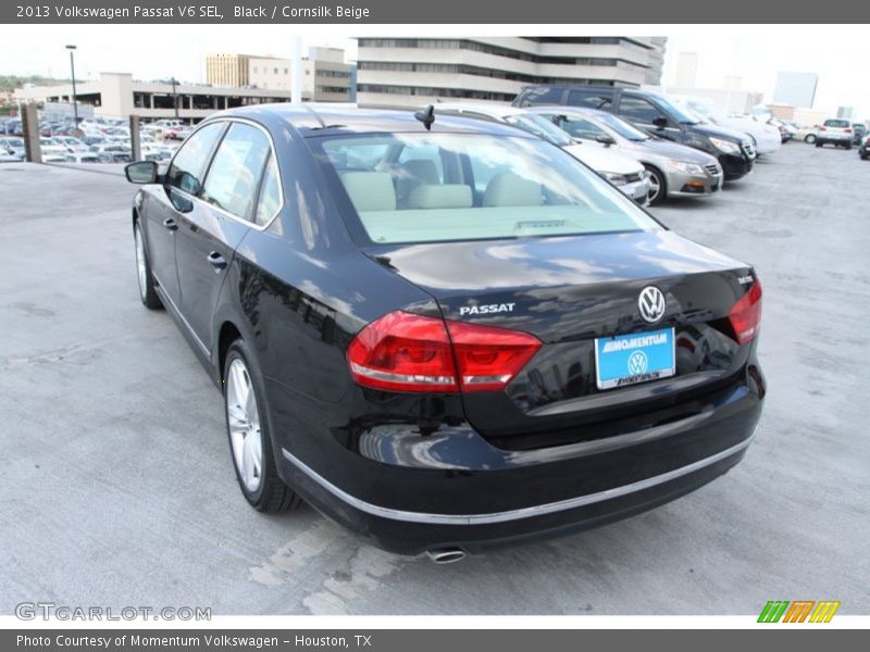 Black / Cornsilk Beige 2013 Volkswagen Passat V6 SEL