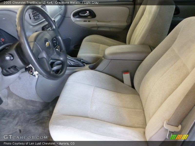 Graystone Metallic / Light Gray 2005 Chevrolet TrailBlazer LS 4x4