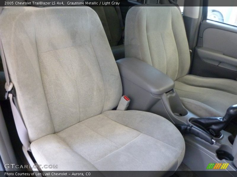 Graystone Metallic / Light Gray 2005 Chevrolet TrailBlazer LS 4x4