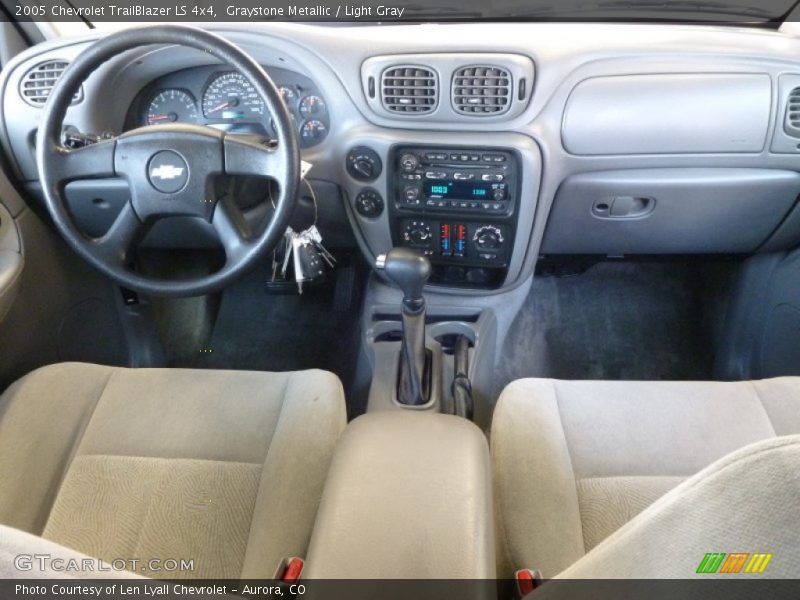 Graystone Metallic / Light Gray 2005 Chevrolet TrailBlazer LS 4x4