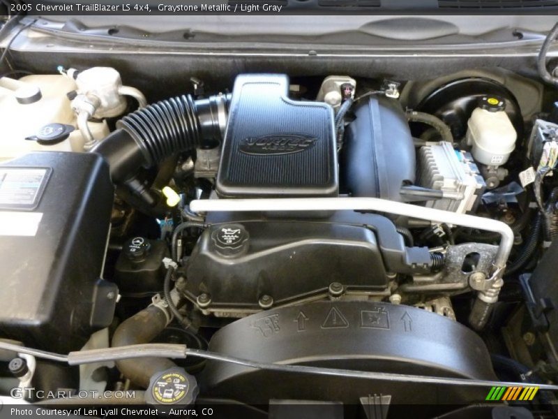 Graystone Metallic / Light Gray 2005 Chevrolet TrailBlazer LS 4x4