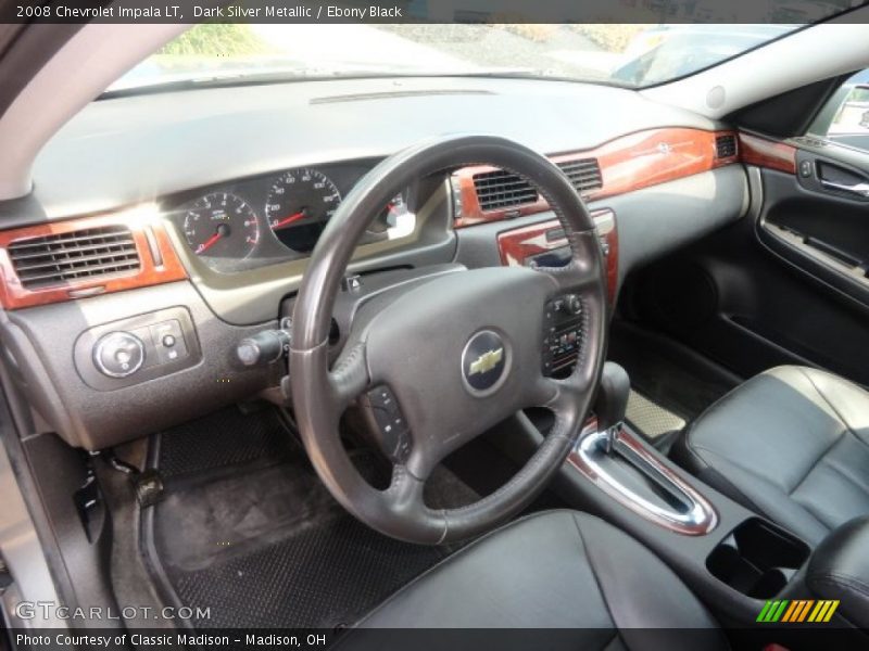 Dark Silver Metallic / Ebony Black 2008 Chevrolet Impala LT