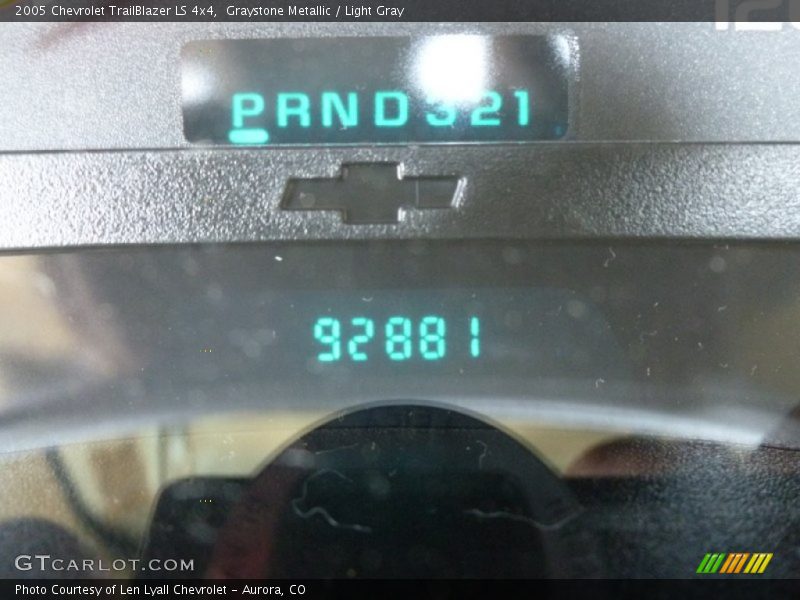 Graystone Metallic / Light Gray 2005 Chevrolet TrailBlazer LS 4x4