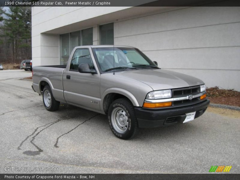 Pewter Metallic / Graphite 1998 Chevrolet S10 Regular Cab