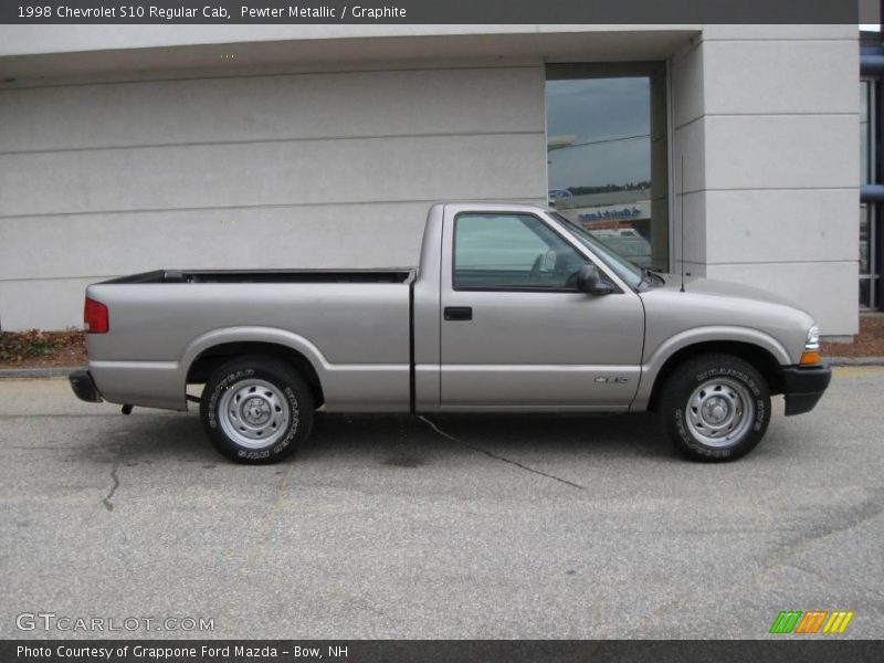 Pewter Metallic / Graphite 1998 Chevrolet S10 Regular Cab