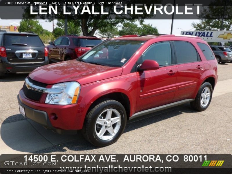 Salsa Red Metallic / Light Cashmere 2006 Chevrolet Equinox LT AWD