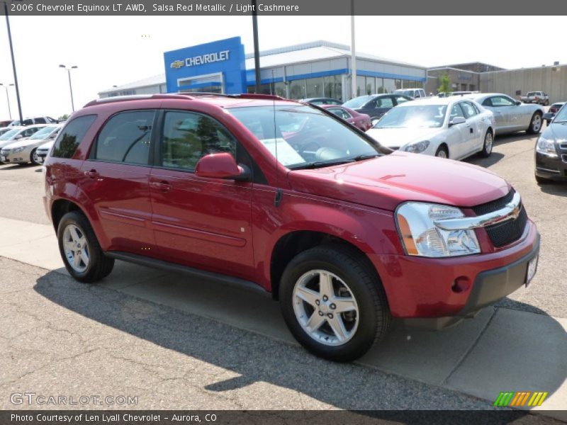 Salsa Red Metallic / Light Cashmere 2006 Chevrolet Equinox LT AWD