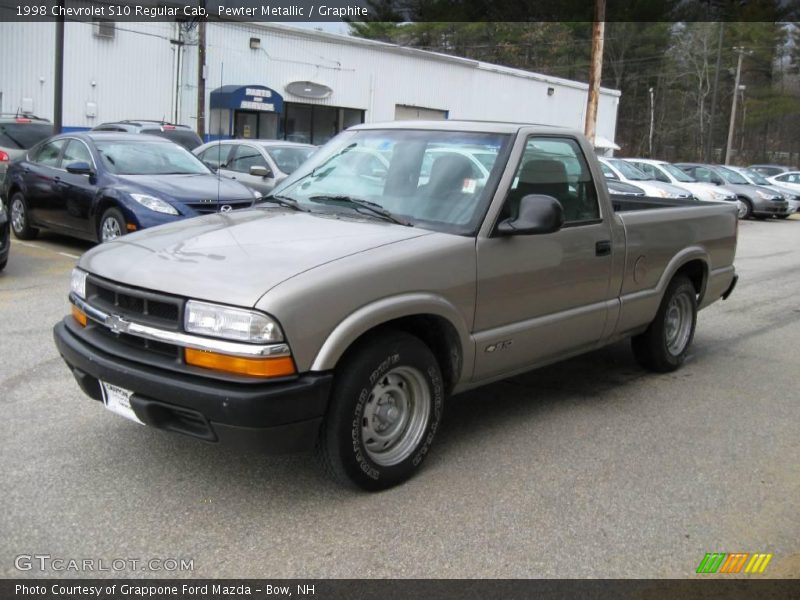 Pewter Metallic / Graphite 1998 Chevrolet S10 Regular Cab