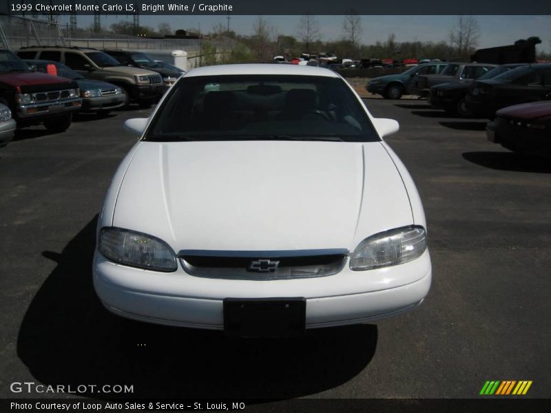 Bright White / Graphite 1999 Chevrolet Monte Carlo LS