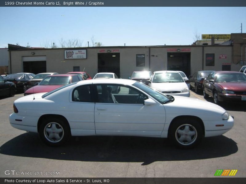 Bright White / Graphite 1999 Chevrolet Monte Carlo LS