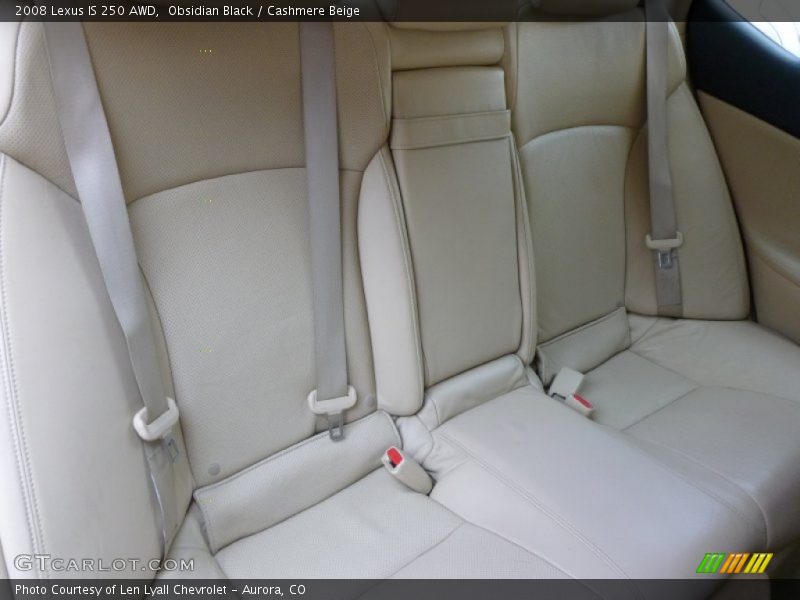 Obsidian Black / Cashmere Beige 2008 Lexus IS 250 AWD