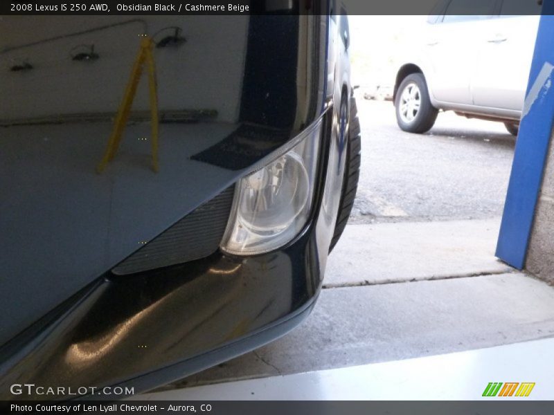 Obsidian Black / Cashmere Beige 2008 Lexus IS 250 AWD