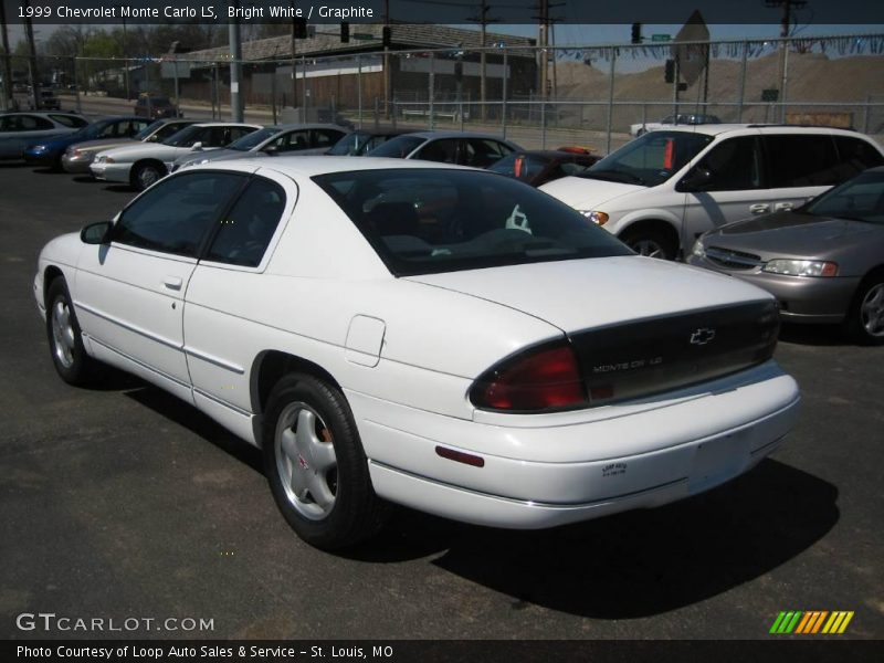 Bright White / Graphite 1999 Chevrolet Monte Carlo LS
