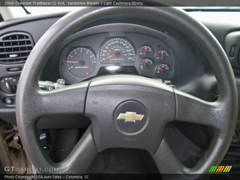 Sandstone Metallic / Light Cashmere/Ebony 2006 Chevrolet TrailBlazer LS 4x4