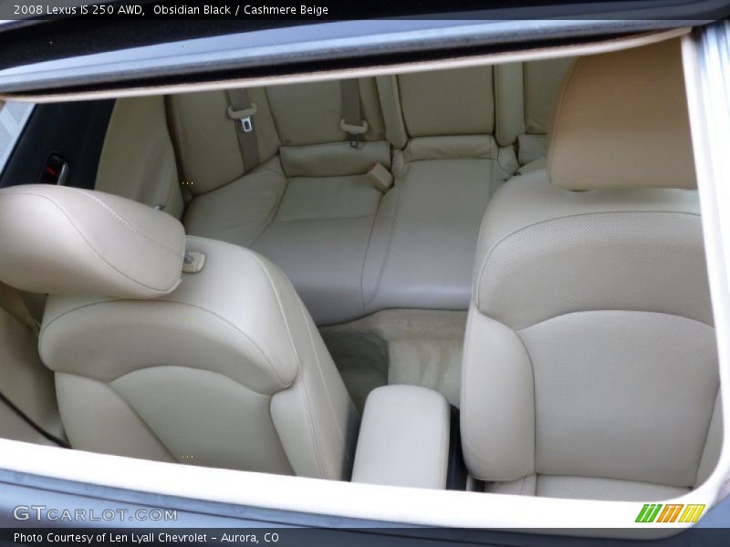 Obsidian Black / Cashmere Beige 2008 Lexus IS 250 AWD