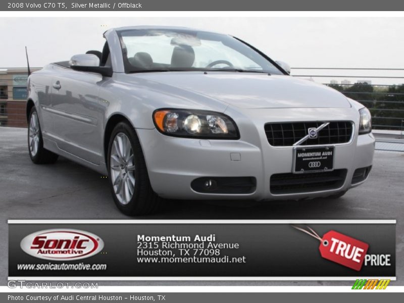 Silver Metallic / Offblack 2008 Volvo C70 T5