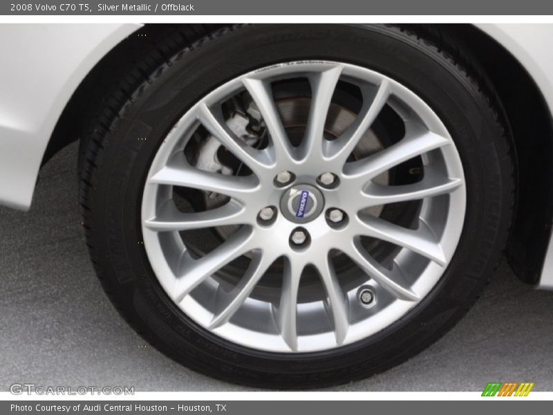 Silver Metallic / Offblack 2008 Volvo C70 T5