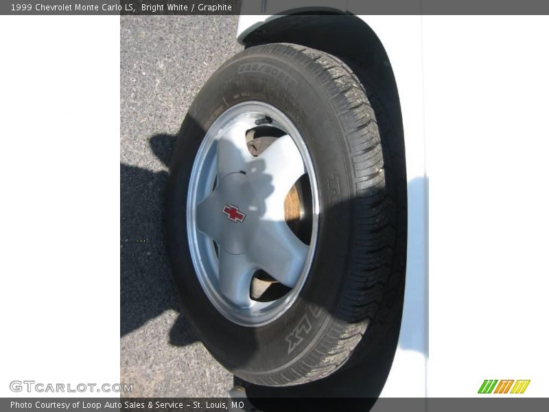 Bright White / Graphite 1999 Chevrolet Monte Carlo LS
