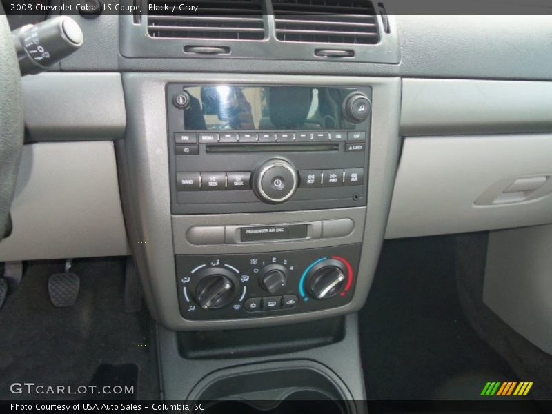 Black / Gray 2008 Chevrolet Cobalt LS Coupe