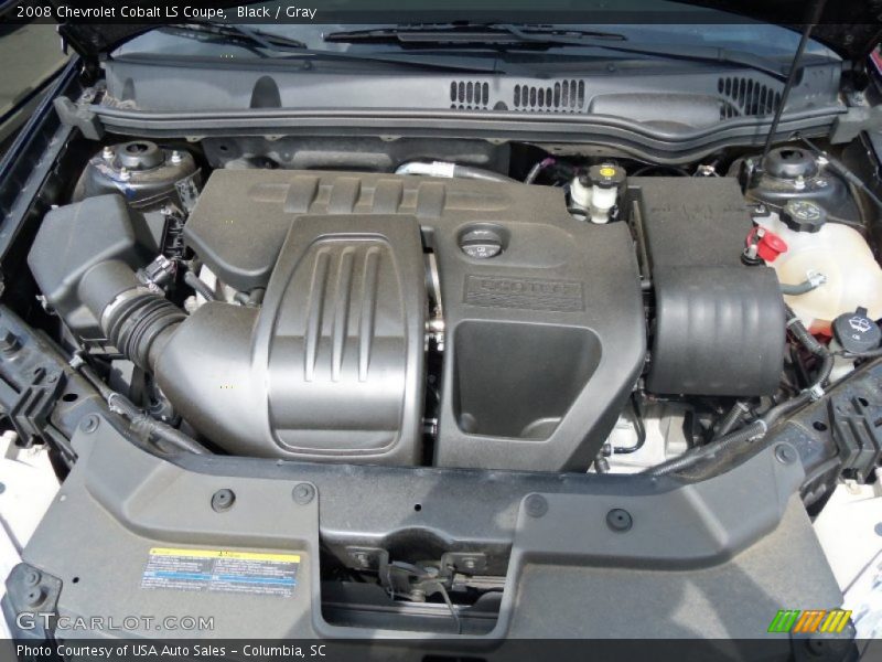 Black / Gray 2008 Chevrolet Cobalt LS Coupe
