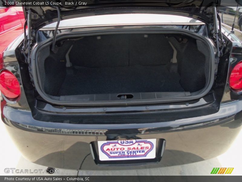 Black / Gray 2008 Chevrolet Cobalt LS Coupe