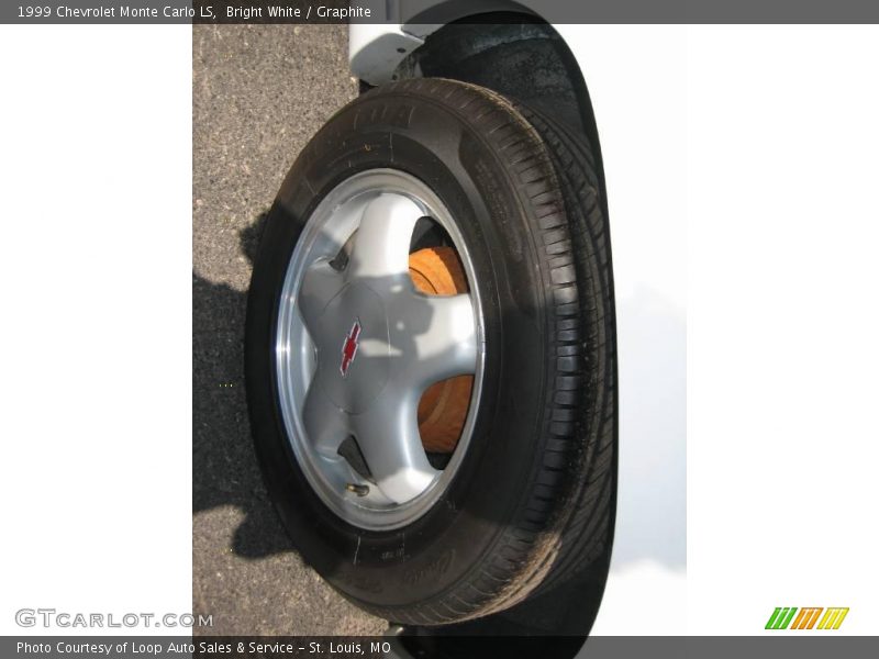 Bright White / Graphite 1999 Chevrolet Monte Carlo LS