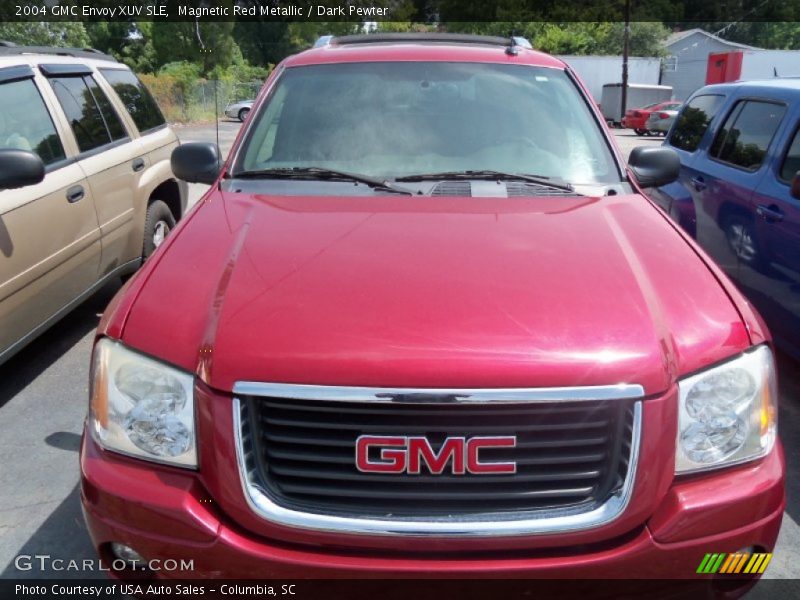 Magnetic Red Metallic / Dark Pewter 2004 GMC Envoy XUV SLE