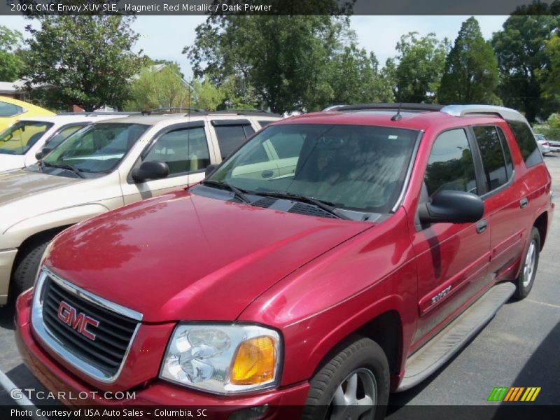 Magnetic Red Metallic / Dark Pewter 2004 GMC Envoy XUV SLE