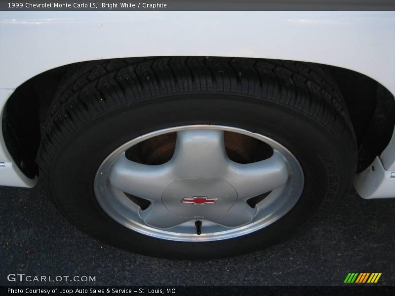 Bright White / Graphite 1999 Chevrolet Monte Carlo LS
