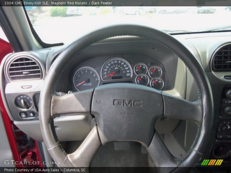 Magnetic Red Metallic / Dark Pewter 2004 GMC Envoy XUV SLE