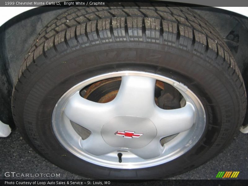 Bright White / Graphite 1999 Chevrolet Monte Carlo LS