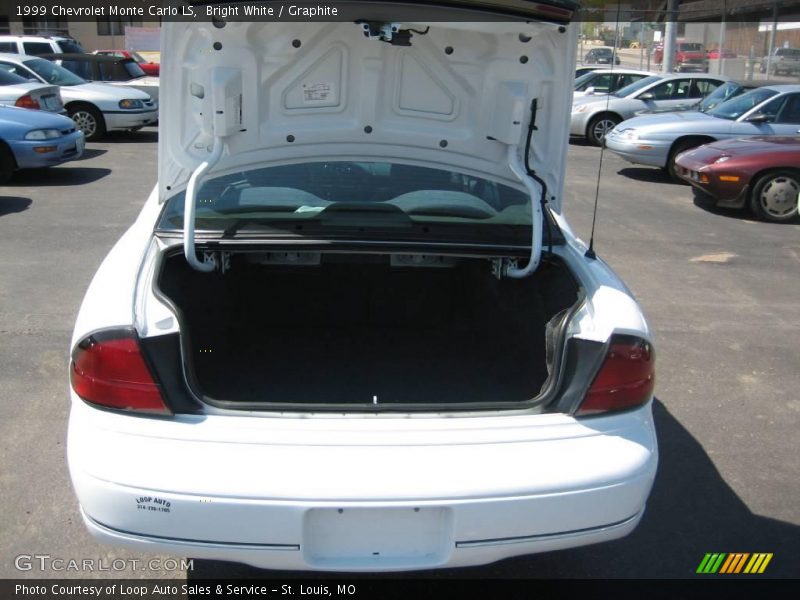 Bright White / Graphite 1999 Chevrolet Monte Carlo LS