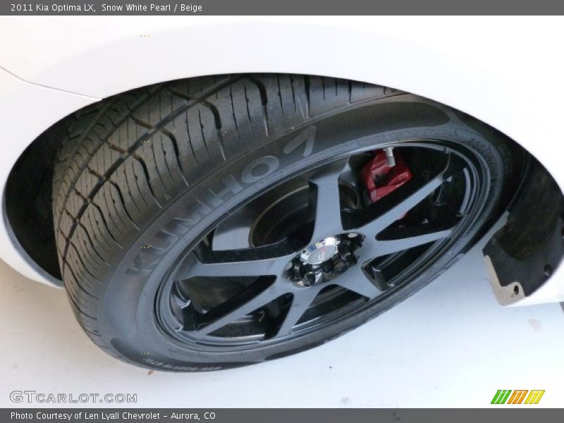 Snow White Pearl / Beige 2011 Kia Optima LX