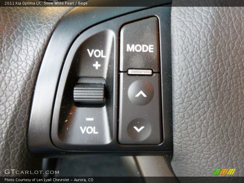 Snow White Pearl / Beige 2011 Kia Optima LX