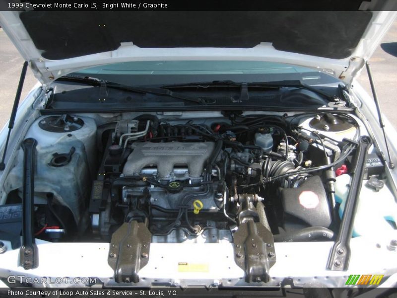 Bright White / Graphite 1999 Chevrolet Monte Carlo LS