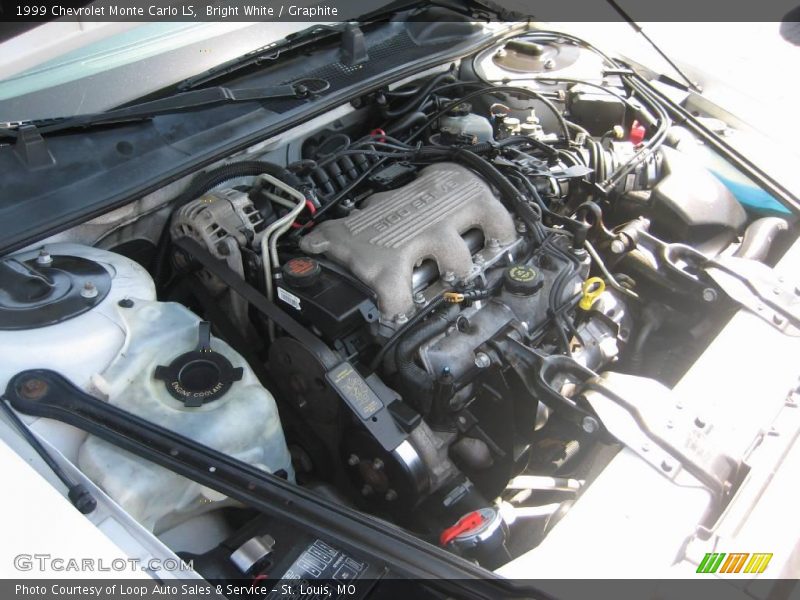 Bright White / Graphite 1999 Chevrolet Monte Carlo LS