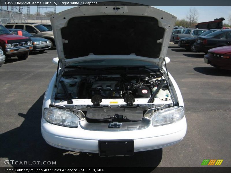 Bright White / Graphite 1999 Chevrolet Monte Carlo LS
