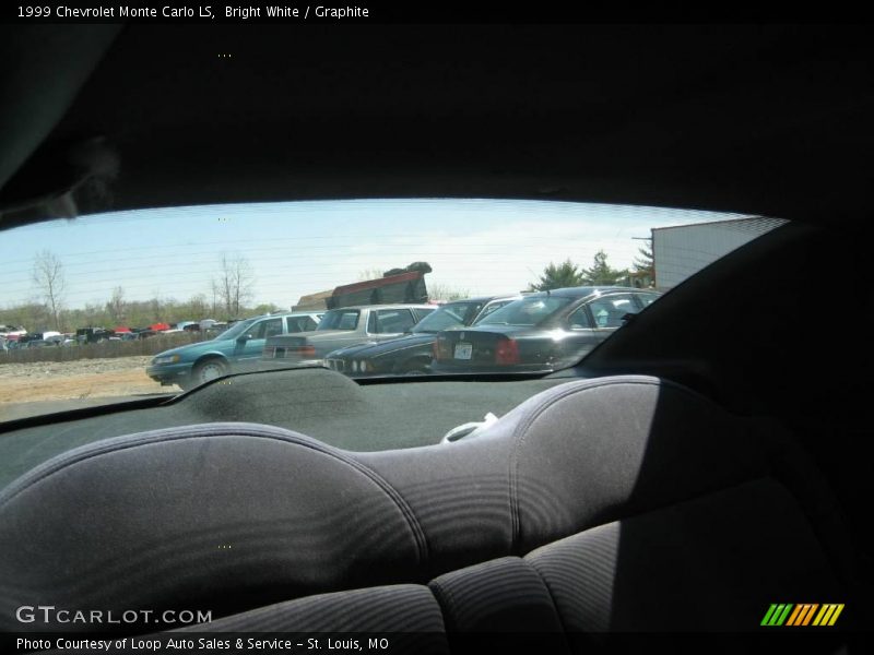 Bright White / Graphite 1999 Chevrolet Monte Carlo LS