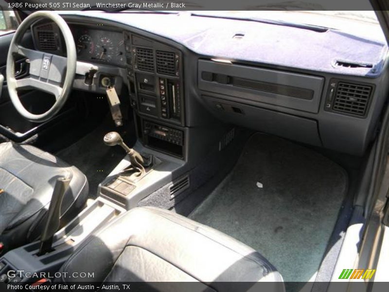  1986 505 STI Sedan Black Interior