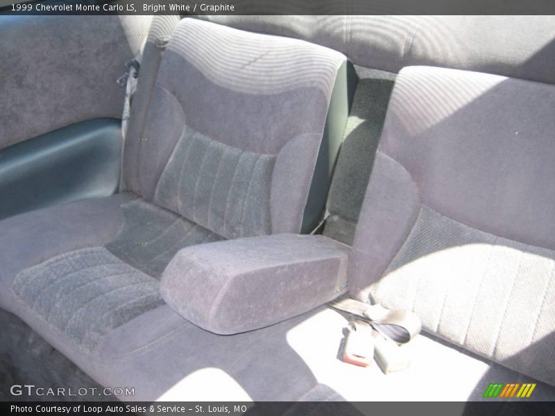 Bright White / Graphite 1999 Chevrolet Monte Carlo LS