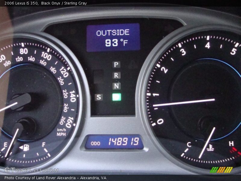 Black Onyx / Sterling Gray 2006 Lexus IS 350