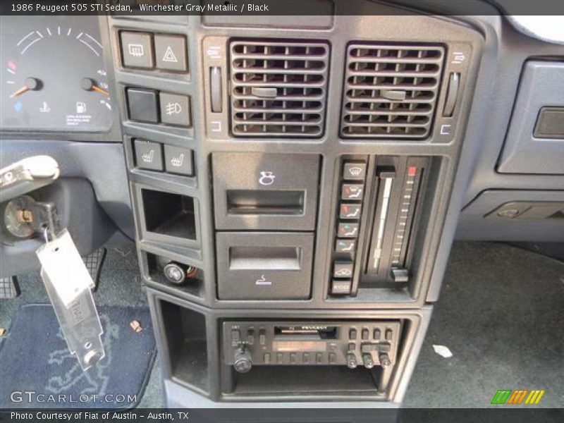 Controls of 1986 505 STI Sedan